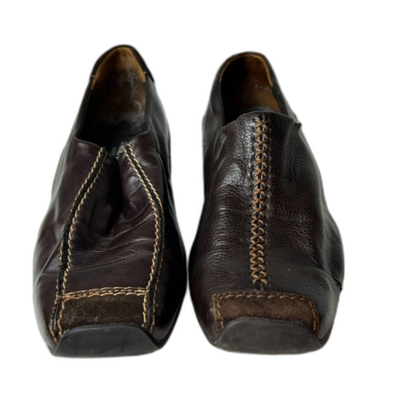 Paul Green Munchen Brown Leather Suede Mismatched Drivers Size 5/US 7.5-8 - Picture 2 of 13